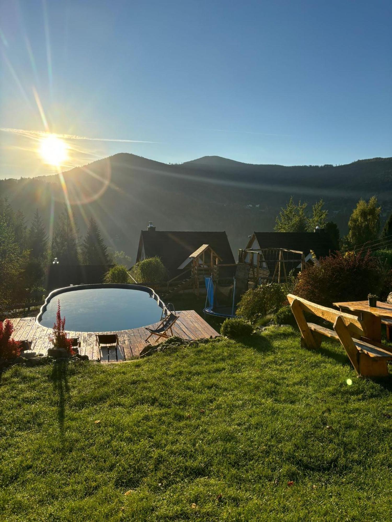 Zawoja Nad Korona Z Jacuzzi Villa Exterior photo